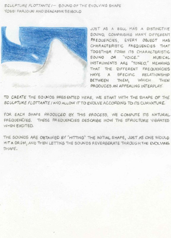 Photo of exhibited description, second page