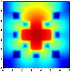 2D lattice: crescendo-diffusion